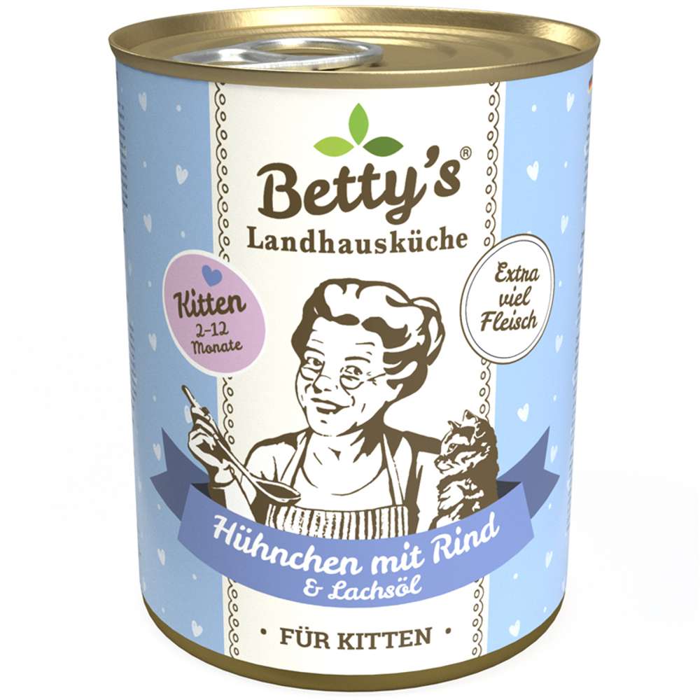 Betty's Landhausküche Cat - Kitten Dosen 6x400g