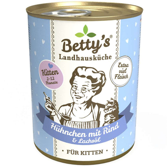 Betty's Landhausküche Cat - Kitten Dosen 6x400g