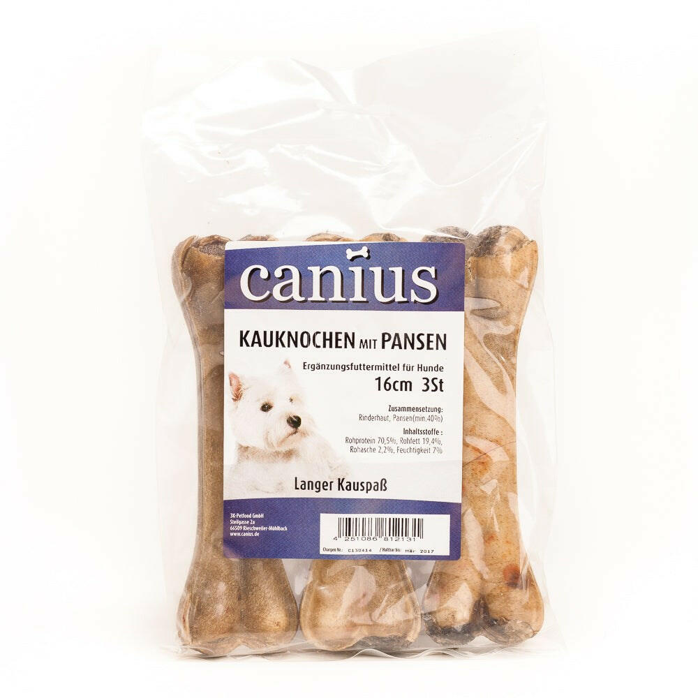 Canius Kauknochen Pansen 16cm