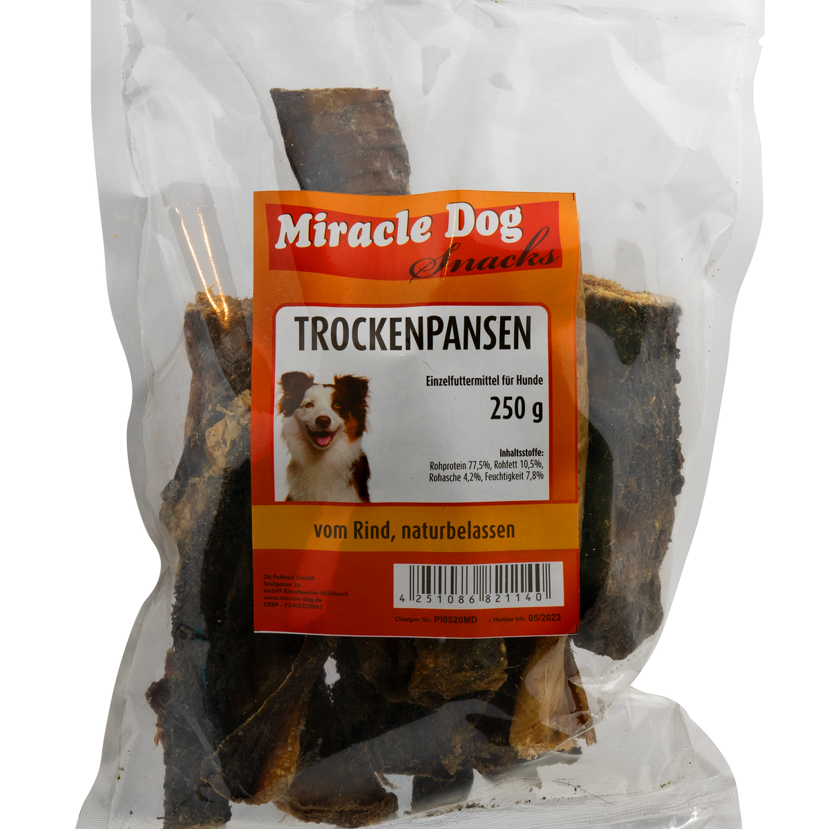 Miracle Dog Trockenpansen 250g - 10er Pack