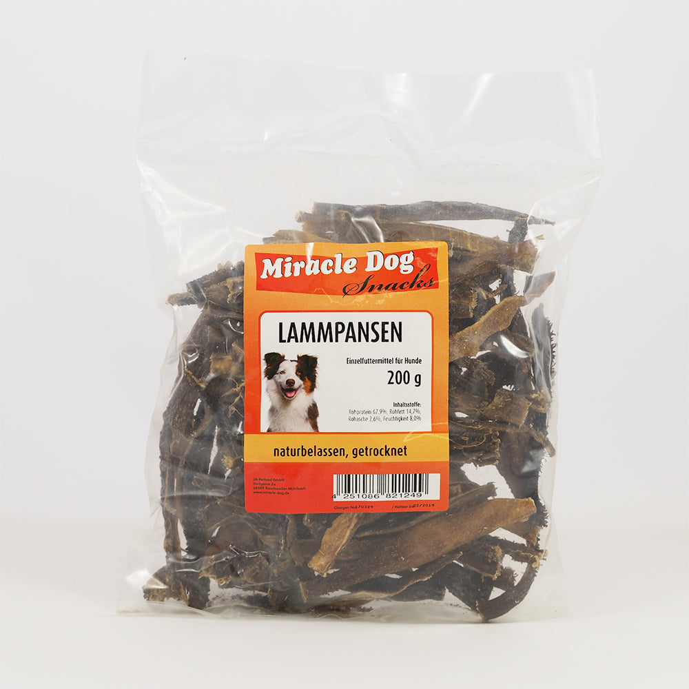 Miracle Dog Lammpansen 200g - 10er Pack