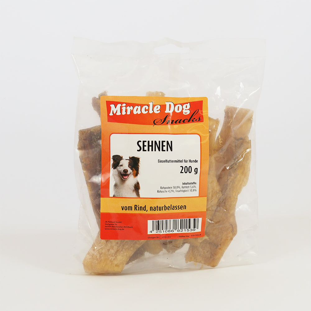 Miracle Dog Sehnen getrocknet 200g - 16er Pack