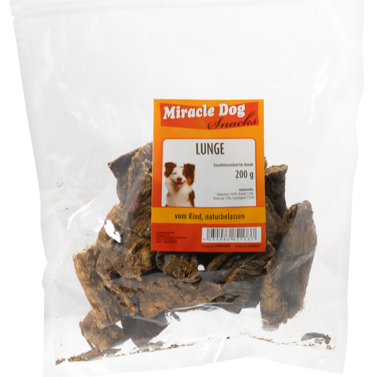 Miracle Dog Lunge getrocknet 200g - 15er Pack
