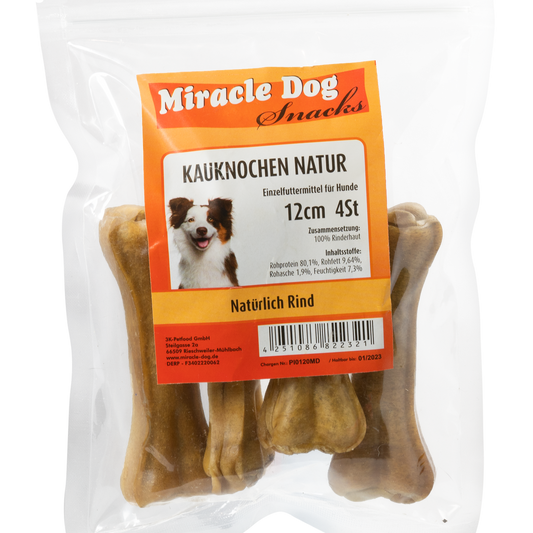 Miracle Dog Kauknochen gepresst 14 x 12cm 4St
