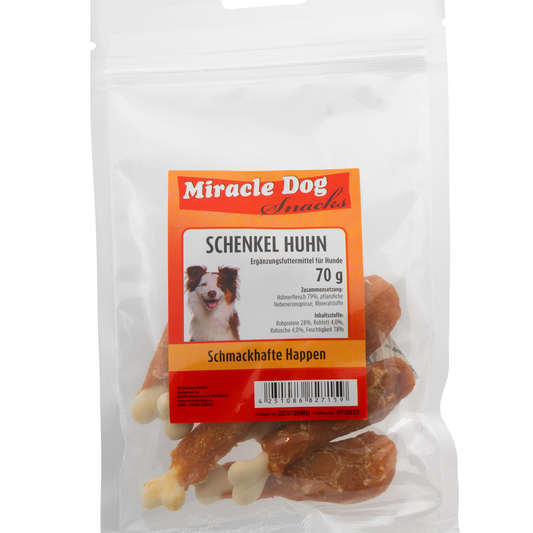 Miracle Dog Hühnerschenkel 70g - 24er Pack