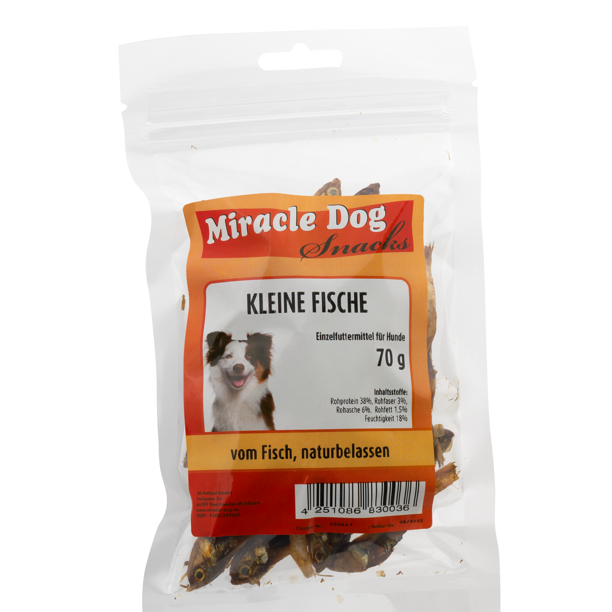 Miracle Dog kleine Fische 70g - 12er Pack