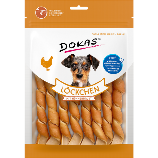 Dokas Löckchen Huhnerbrust 10x120g