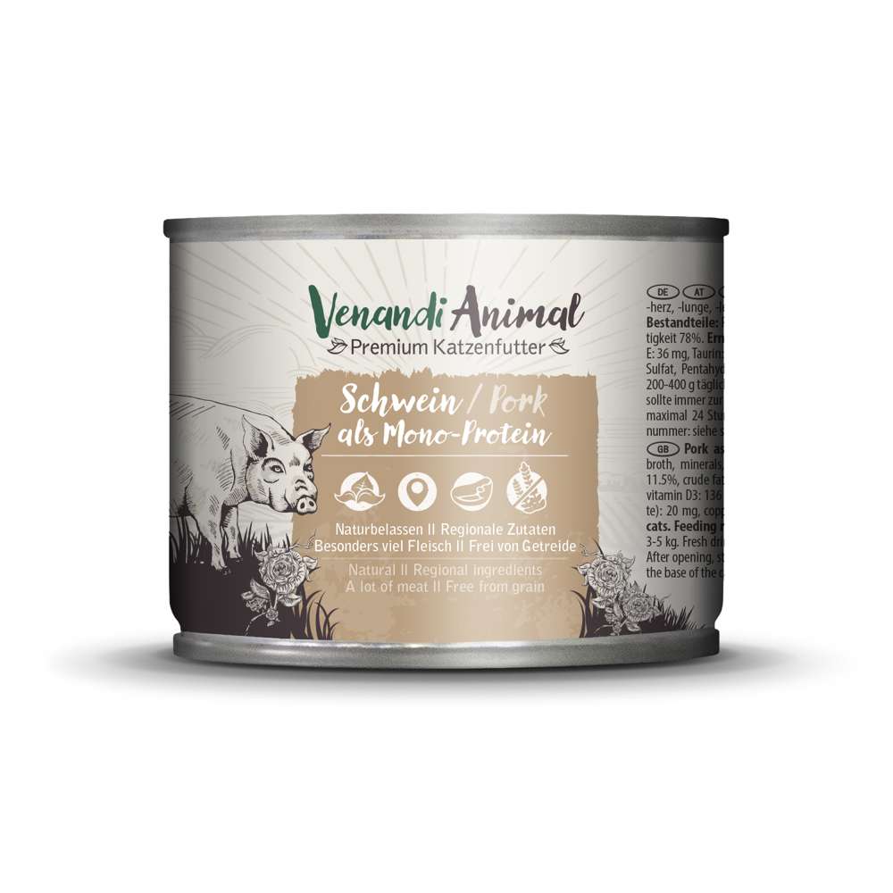 Venandi Animal - Cat Monoprotein 6x200g