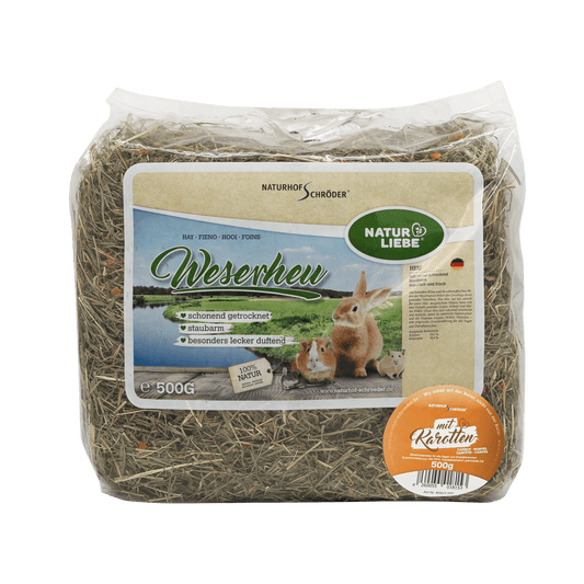 Weserheu Karotte locker gestopft 500g