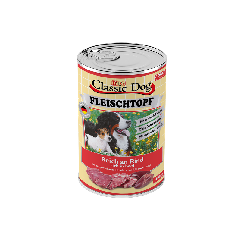 Classic Dog - Dose Adult Fleischtopf Pur 6x400g