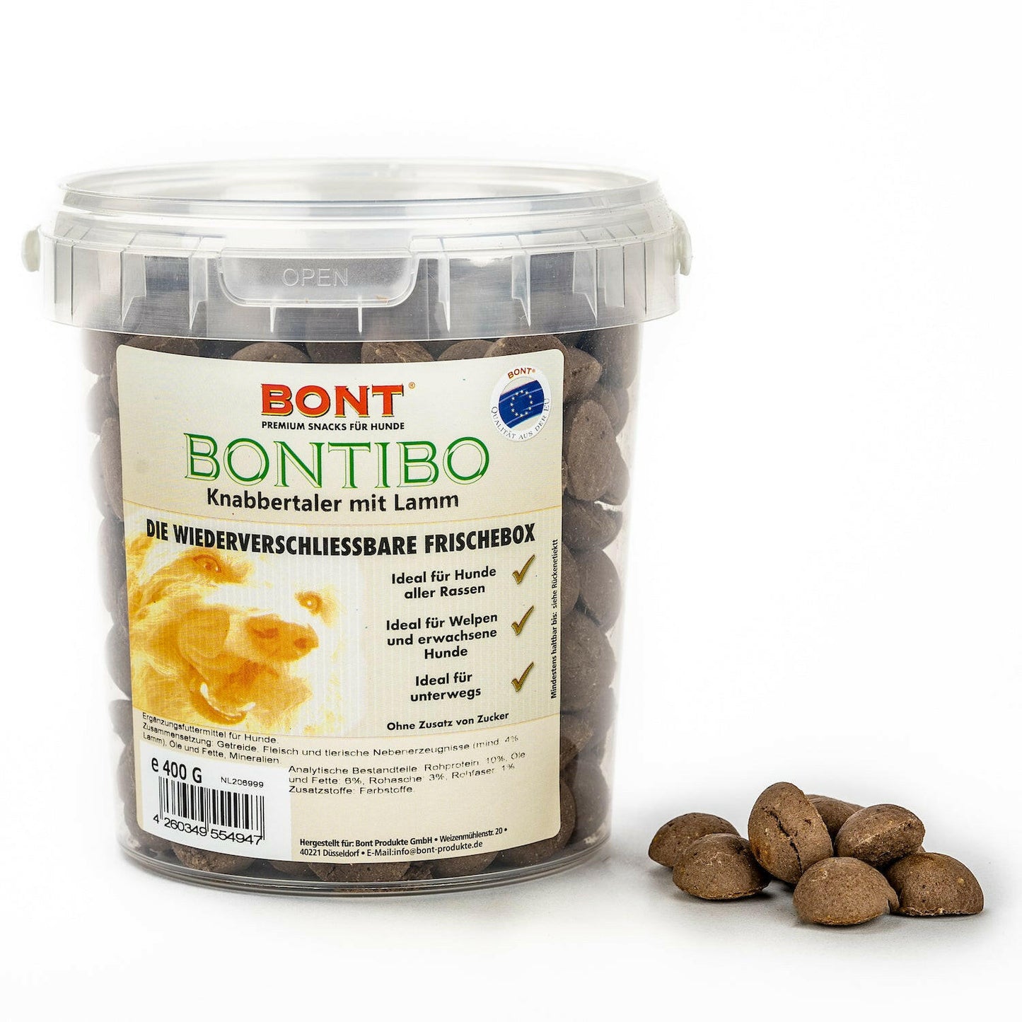 Bontibo Knabbertaler 400g