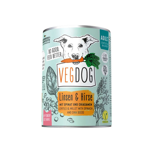 VEGDOG - Adult Dose No1 - Linsen & Hirse