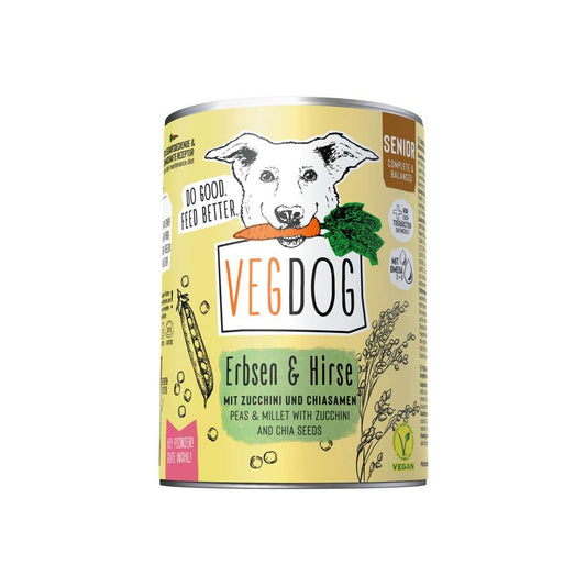 VEGDOG - Senior Dose No1 - Erbsen & Hirse
