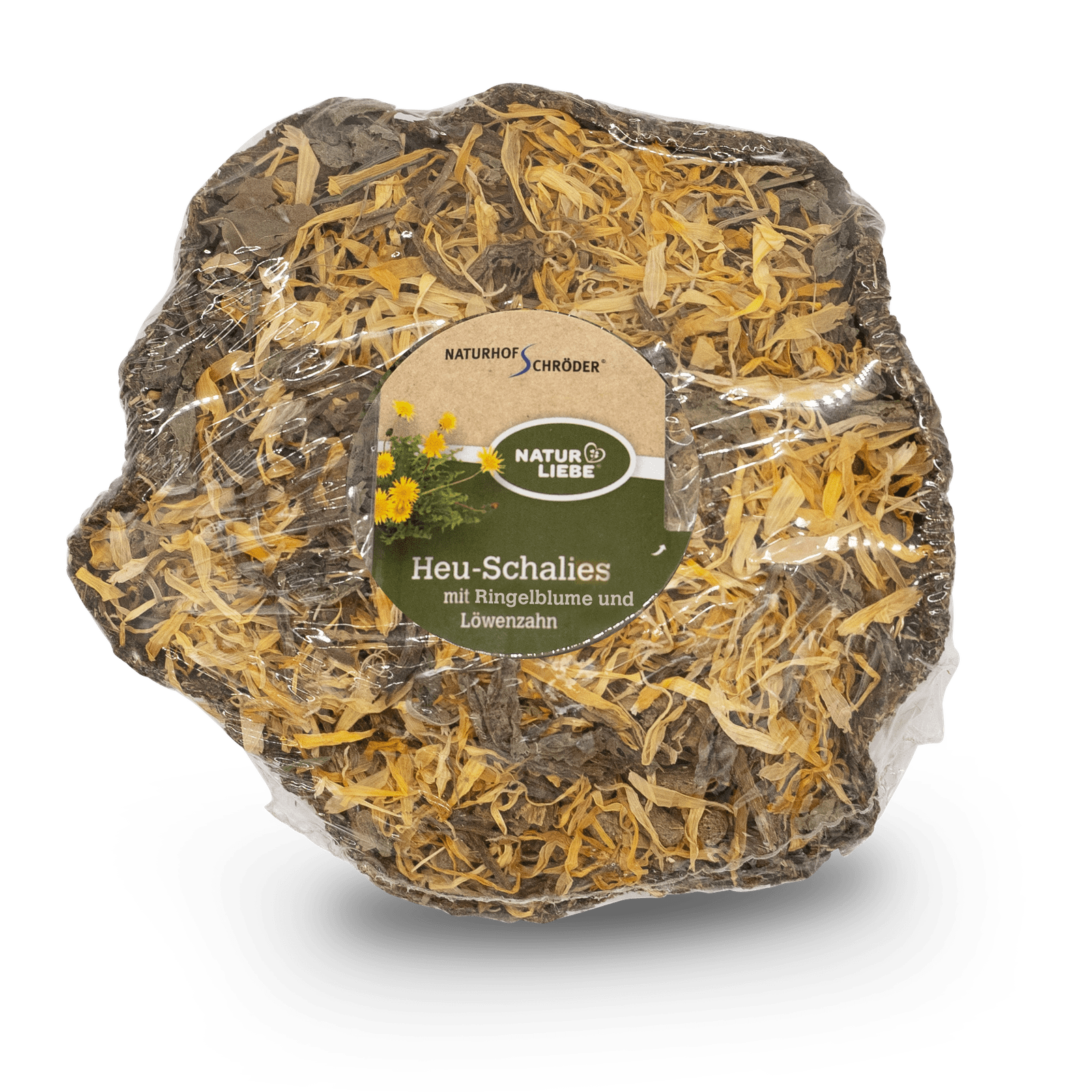 Heu-Schalie Ringelblume & Löwenzahn