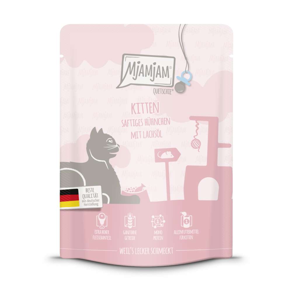 MjAMjAM Cat - Leckere Mahlzeiten Kitten Pouchbeutel 6x300g