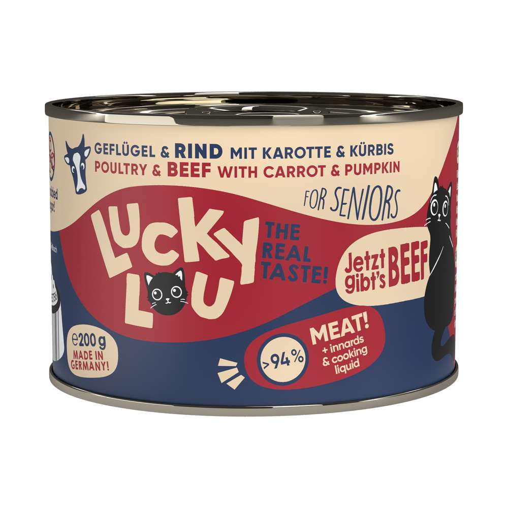 LuckyLou Cat - Life Stage Senior Dose 6x200g