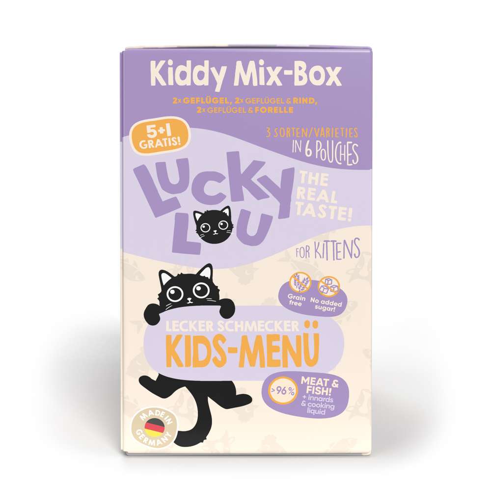 LuckyLou Cat - Life Stage Kitten Multipack 6x125g