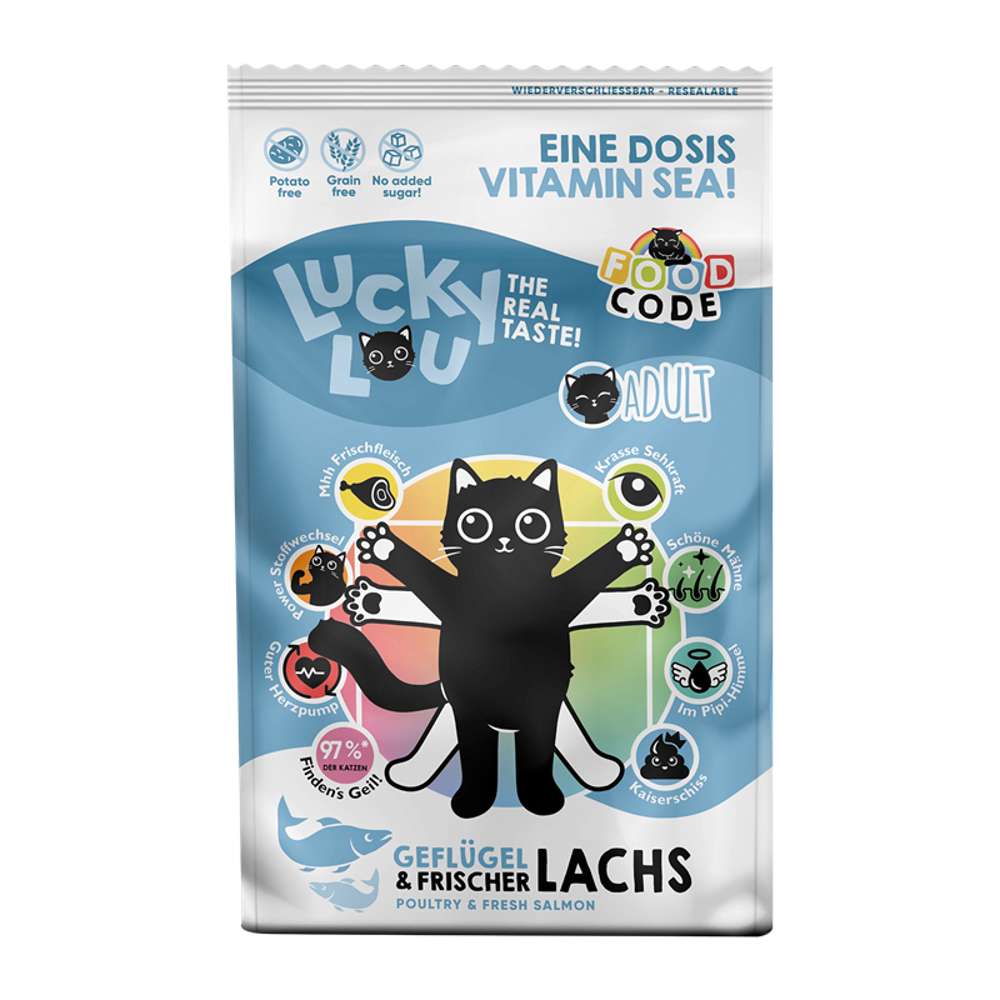 LuckyLou Cat - Geflügel & Lachs