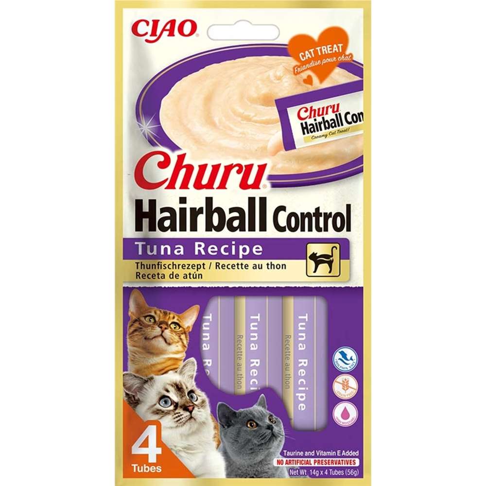 Inaba Cat Churu Hairball 12x4x14g