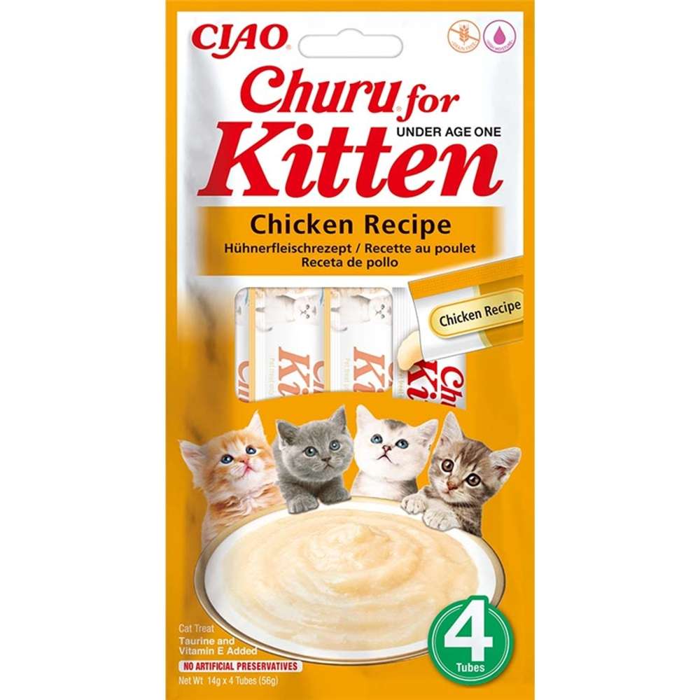 Inaba Cat Churu for Kitten 12x4x14g