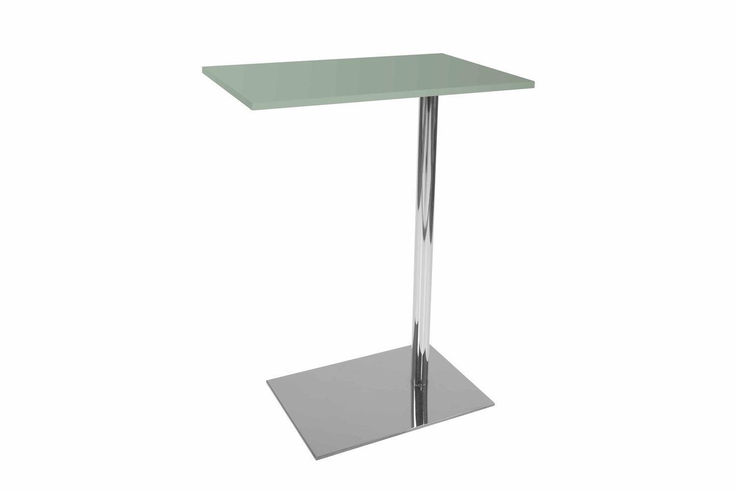 Beistelltisch Lucy 110 Achatgrau / Silber