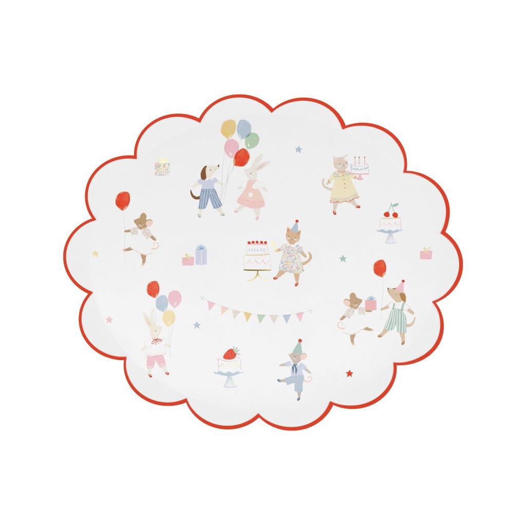 Animal Friends Pappteller klein