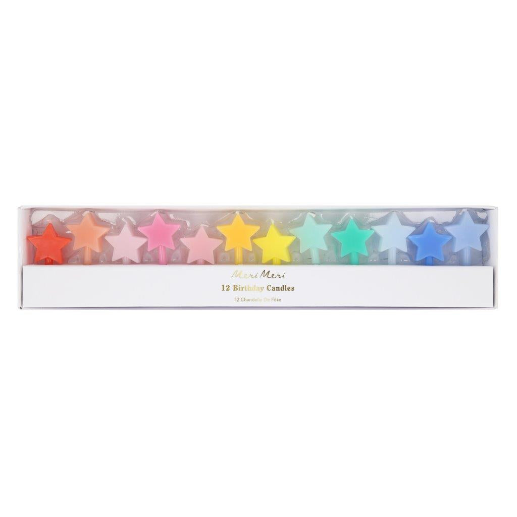 Rainbow Star Kerzen