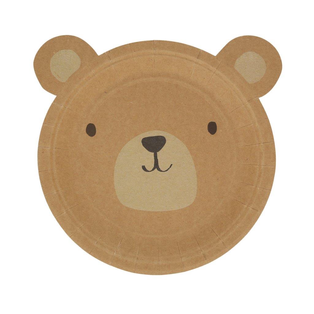 Woodland Bear Pappteller