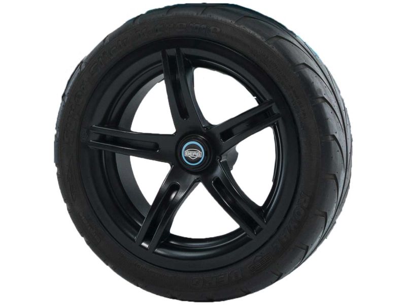 BERG Rad 5 Speichen Sport 4.30/150-12 Slick links für Hybrid, schwarz