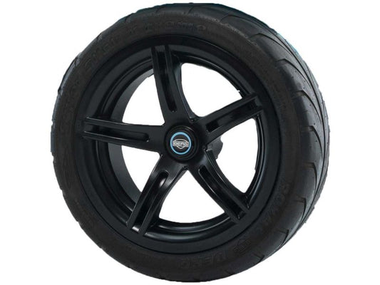 BERG Rad 5 Speichen Sport 4.30/150-12 Slick links für Hybrid, schwarz