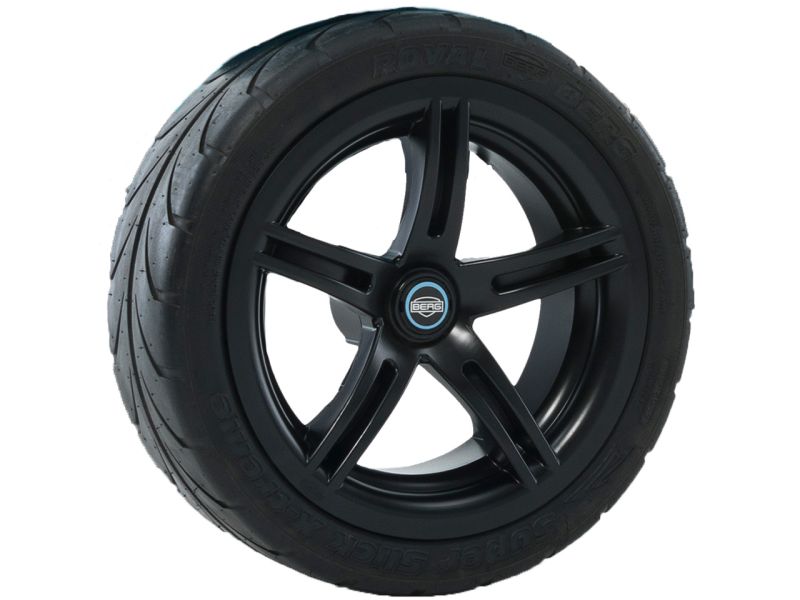 BERG Rad 5 Speichen Sport 4.30/150-12 Slick rechts für Hybrid, schwarz