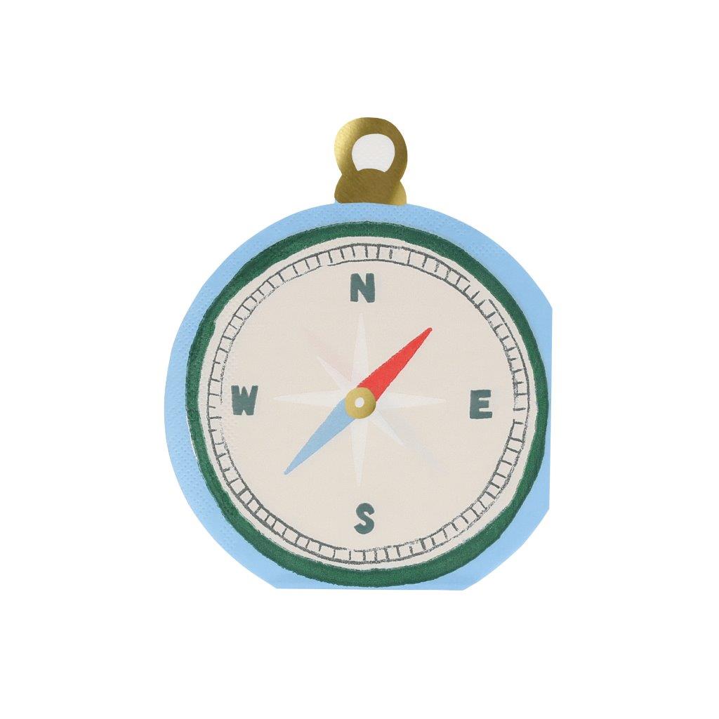 Camping Adventure Compass Servietten