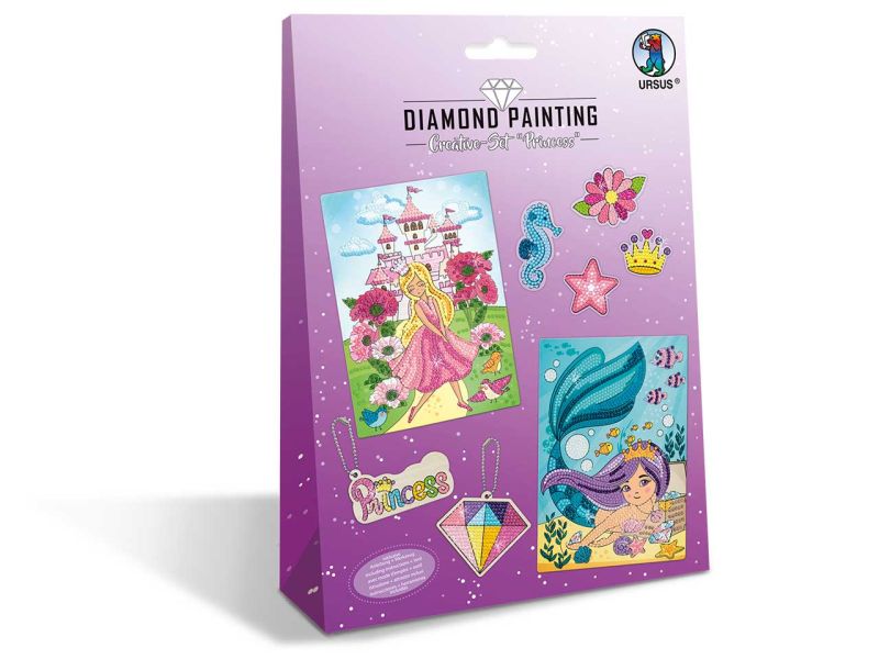 URSUS Diamond Painting Creative Set »Princess«