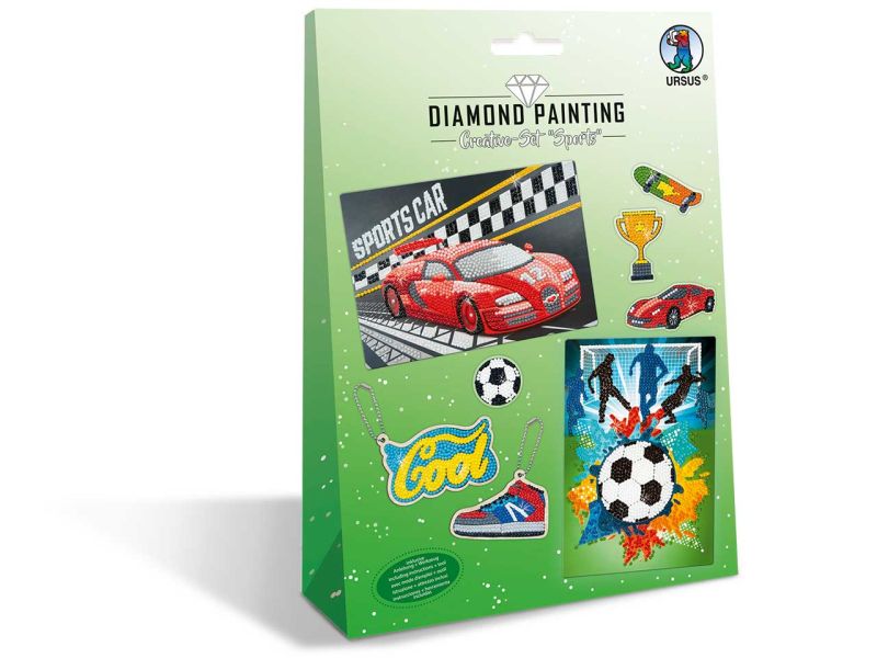 URSUS Diamond Painting Creative Set »Sports«