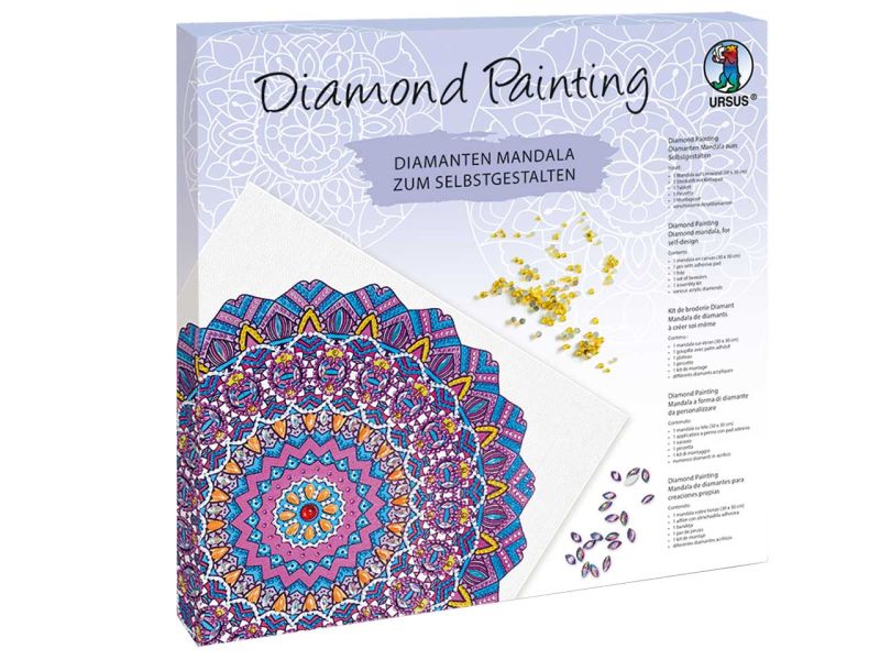 URSUS Diamond Painting »Mandala-Set 8«