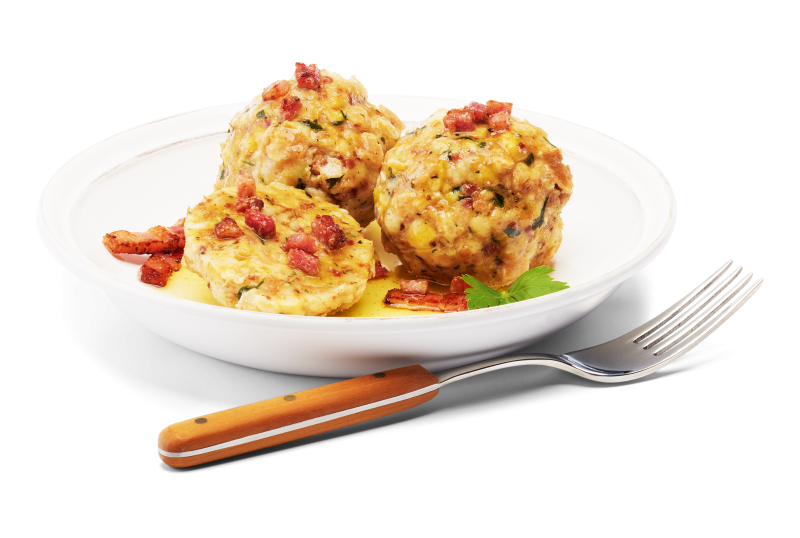 Speck Knödel frisch