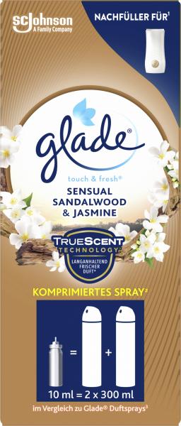 Glade Touch & Fresh Minispray Nachfüller Sensual Sandelholz & Jasmin