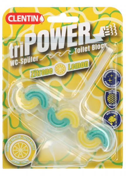 Clentin Tri-Power WC-Spüler Zitrone
