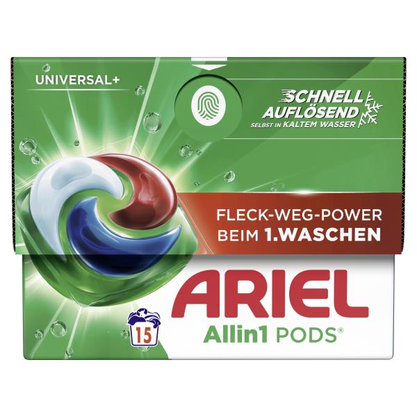 Ariel All-in-1 Pods Universal+ Waschmittel 15WL