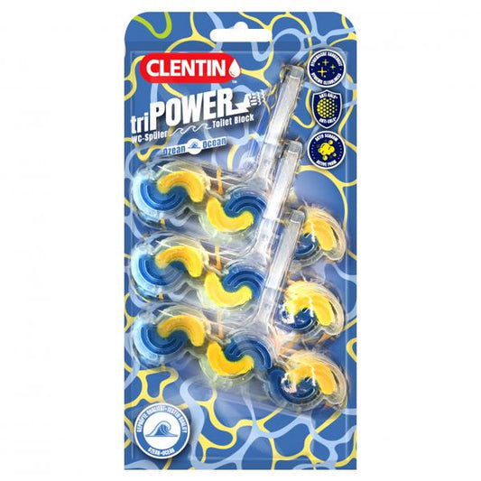 Clentin Tri-Power WC Spüler Ocean 3er