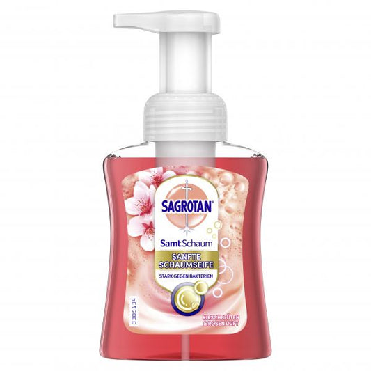 Sagrotan Samt-Schaum Seife Kirschblüte & Rosen Duft