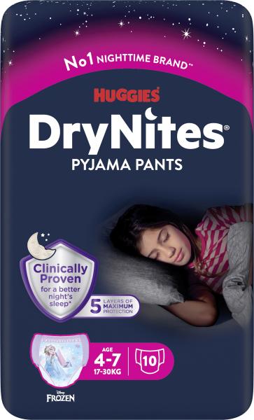 Huggies DryNites Pyjama Pants Girl 17-30kg