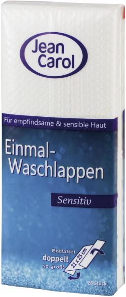 Jean Carol Einmal-Waschlappen sensitiv