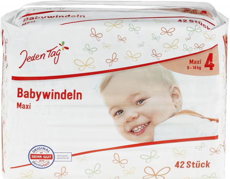 Jeden Tag Babywindeln Maxi Gr. 4, 9-14kg