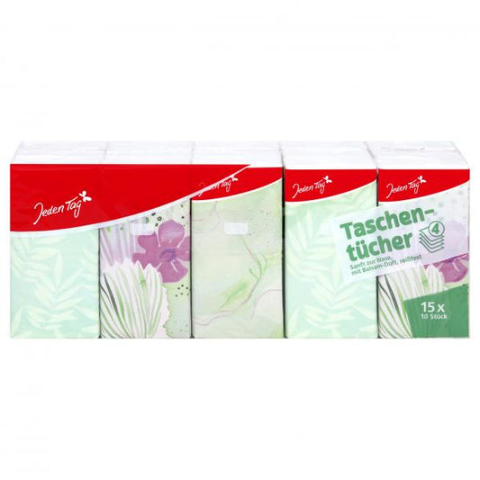 Jeden Tag Taschentücher Balsam 4-lagig