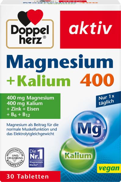Doppelherz aktiv Magnesium + Kalium 400