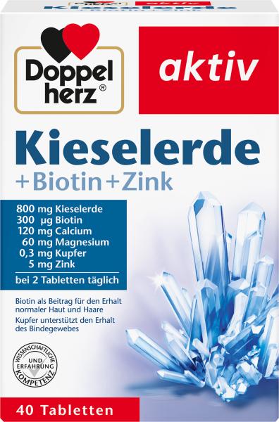 Doppelherz aktiv Kieselerde + Biotin + Zink