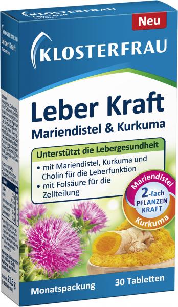Klosterfrau Leber Kraft Mariendistel & Kurkuma Tabletten