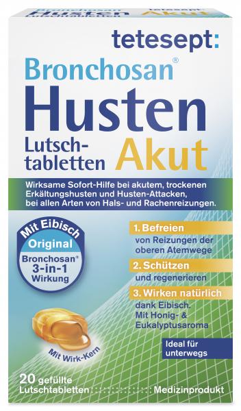 Tetesept Bronchosan Husten Akut Lutschtabletten