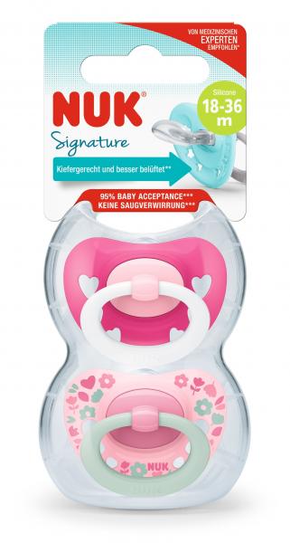 Nuk Beruhigungssauger Signature Silikon Gr. 3